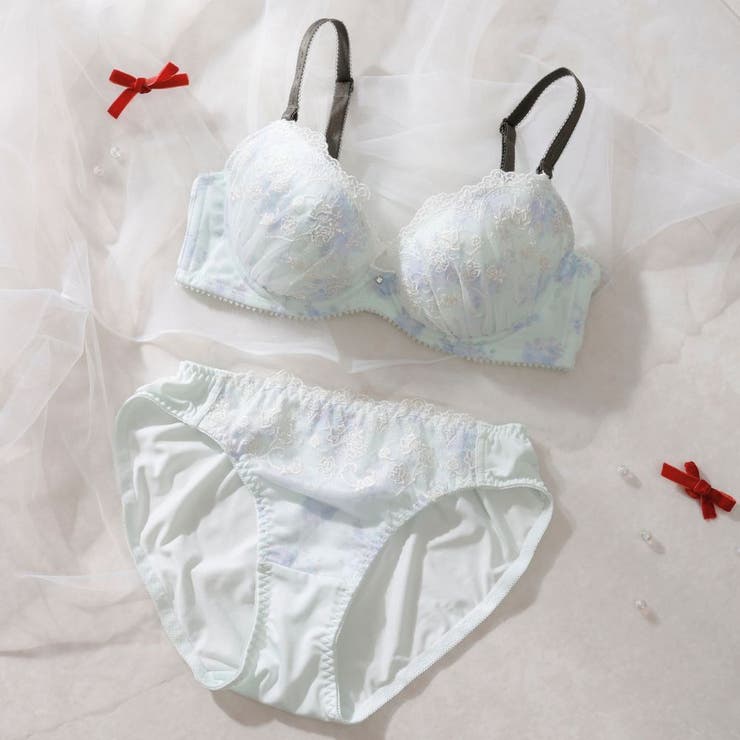 ミント | ロゼアンティーク３/４カップブラ＆ショーツ  | palissee