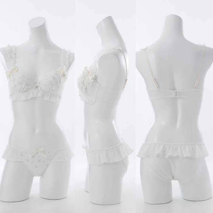 Rosette Ribbon３/４カップブラ＆ショーツ  | palissee | 詳細画像4 