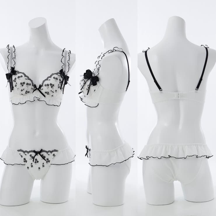 Rosette Ribbon３/４カップブラ＆ショーツ  | palissee | 詳細画像6 