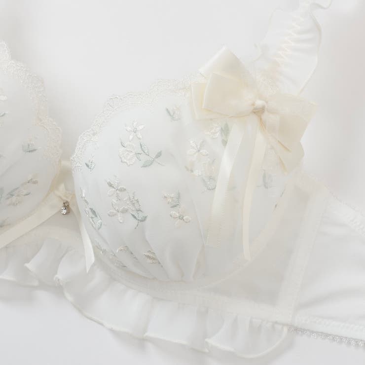 【EFカップ】Rosette Ribbon３/４カップブラ＆ショーツ  | palissee | 詳細画像7 