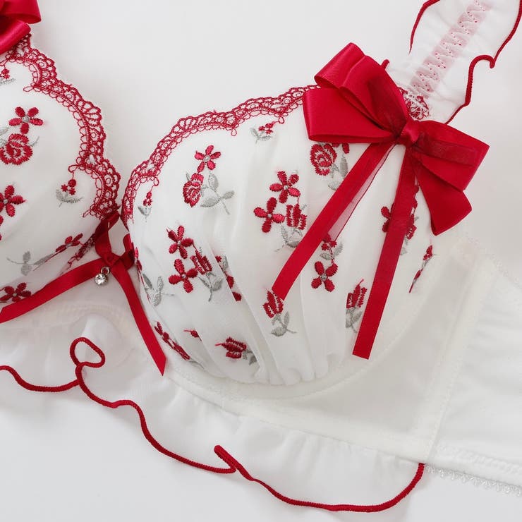 【EFカップ】Rosette Ribbon３/４カップブラ＆ショーツ  | palissee | 詳細画像8 