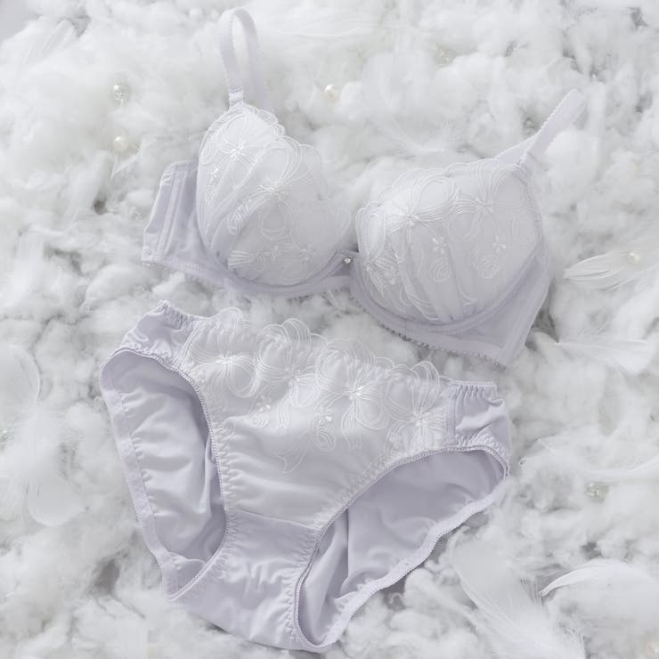 パープル | ル・ヌーリュバン ３/４カップブラ＆ショーツ  | palissee