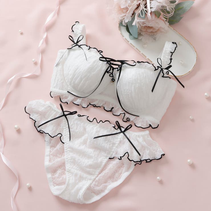 オフホワイト | 【EFカップ】《脇高設計 2wayストラップレス》モワルーレースアップ３ ４カッ… | palissee