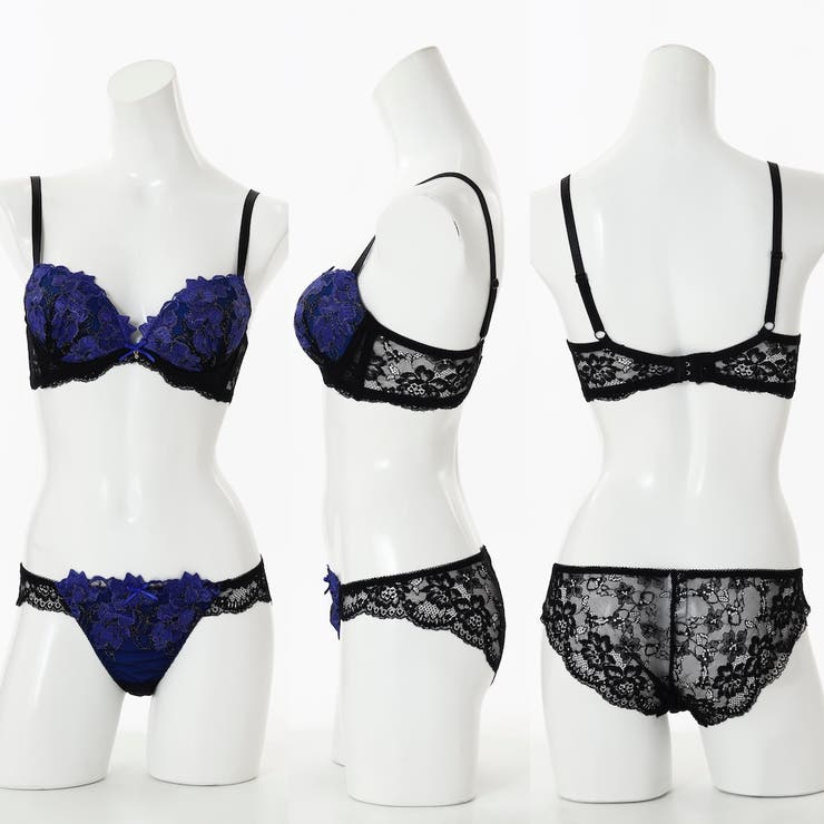 【脇高】グランローズ３/４モールドカップブラ＆バックレースショーツ  E F | palissee | 詳細画像2 