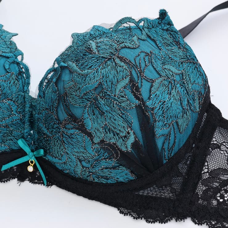 【脇高】グランローズ３/４モールドカップブラ＆バックレースショーツ  E F | palissee | 詳細画像6 