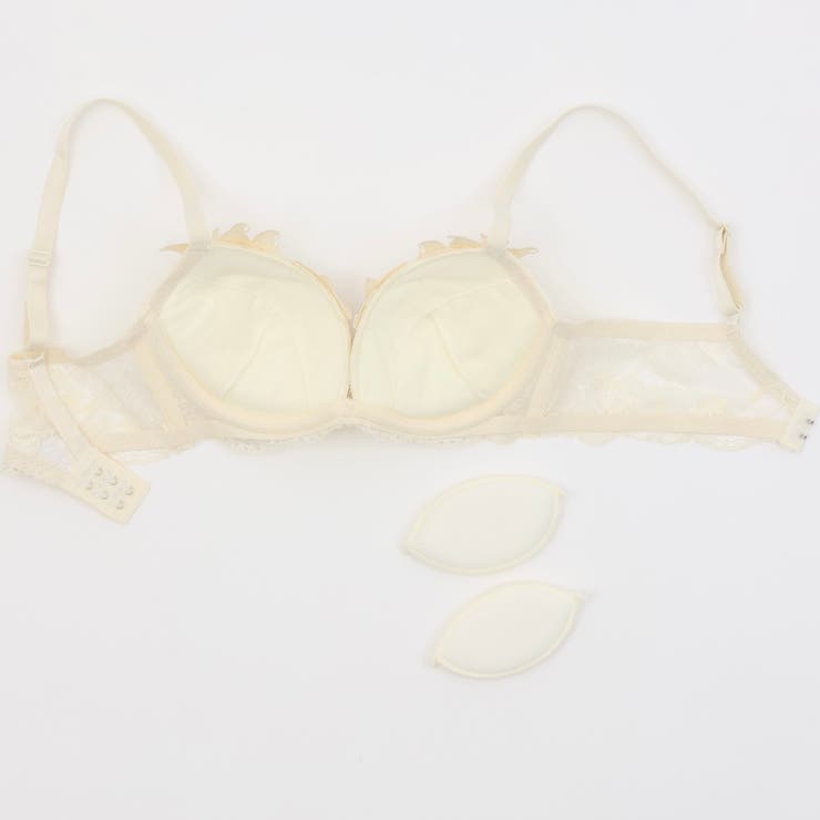 【脇高】エレガントケミカルフラワー３ ４モールドカップブラ＆バックレースショーツ… | palissee | 詳細画像11 