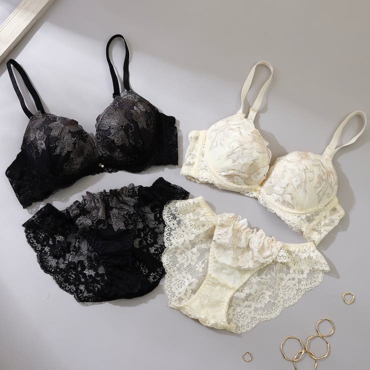 脇高】シャイニーリリー3 4モールドカップブラ&バックレース 脇高】シャイニーリリー3 4モールドカップブラ&バックレース