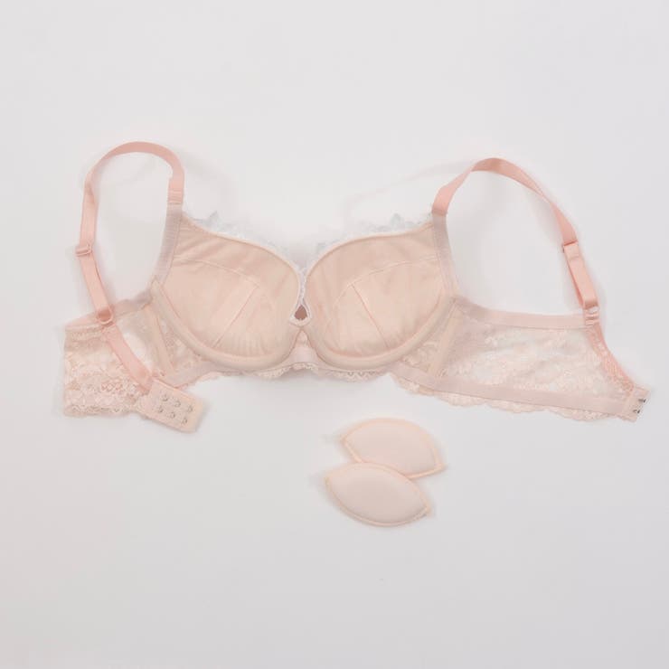 【脇高】フェアリーフラワーチュール３ ４モールドカップブラ＆バックレースショーツ… | palissee | 詳細画像9 