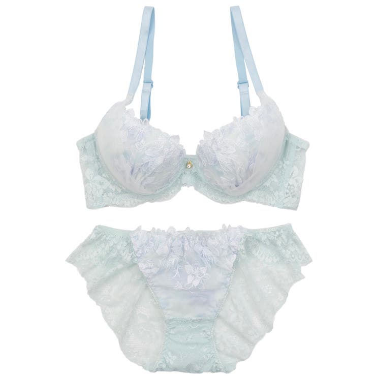 【脇高】フェアリーフラワーチュール３ ４モールドカップブラ＆バックレースショーツ… | palissee | 詳細画像13 