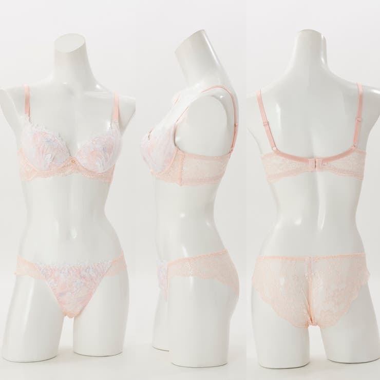 【脇高】フェアリーフラワーチュール３ ４モールドカップブラ＆バックレースショーツ… | palissee | 詳細画像2 