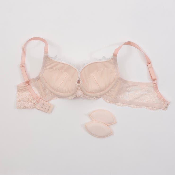 【脇高】フェアリーフラワーチュール３ ４モールドカップブラ＆バックレースTバック… | palissee | 詳細画像9 