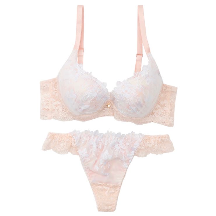 【脇高】フェアリーフラワーチュール３ ４モールドカップブラ＆バックレースTバック… | palissee | 詳細画像12 