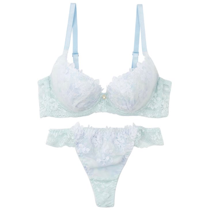 【脇高】フェアリーフラワーチュール３ ４モールドカップブラ＆バックレースTバック… | palissee | 詳細画像13 