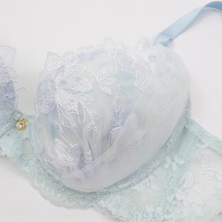 【脇高】フェアリーフラワーチュール３ ４モールドカップブラ＆バックレースTバック… | palissee | 詳細画像5 