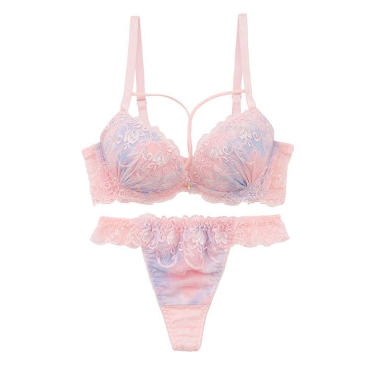 【脇高】ロマンティックヘヴン３ ４モールドカップブラ＆バックレースTバック B | palissee | 詳細画像10 