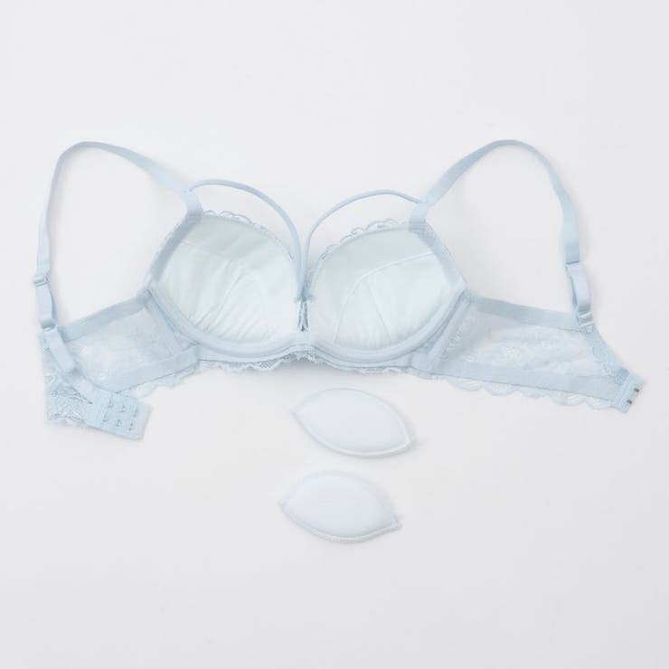 【脇高】ロマンティックヘヴン３ ４モールドカップブラ＆バックレースTバック B | palissee | 詳細画像7 