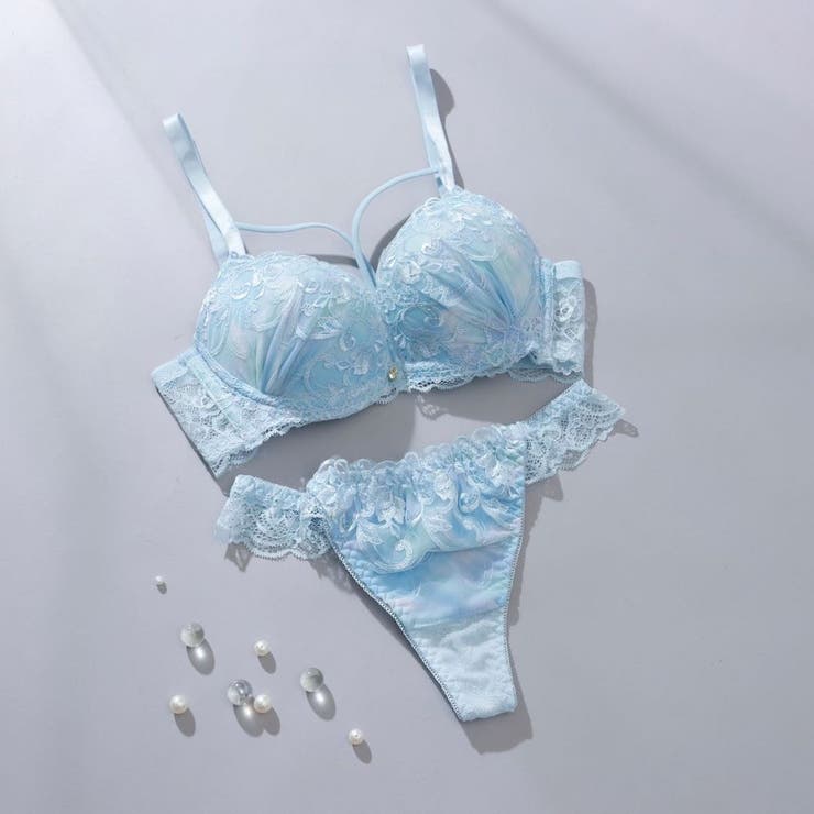 サックス | 【脇高】ロマンティックヘヴン３ ４モールドカップブラ＆バックレースTバック E | palissee