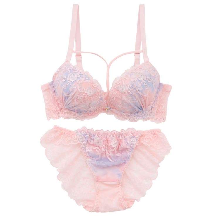 【脇高】ロマンティックヘヴン３ ４モールドカップブラ＆バックレースショーツ E | palissee | 詳細画像10 