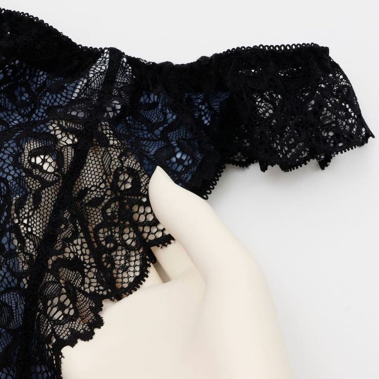 【脇高】ヴェルヴェットアイヴィ３ ４モールドカップブラ＆バックレースTバック B | palissee | 詳細画像8 