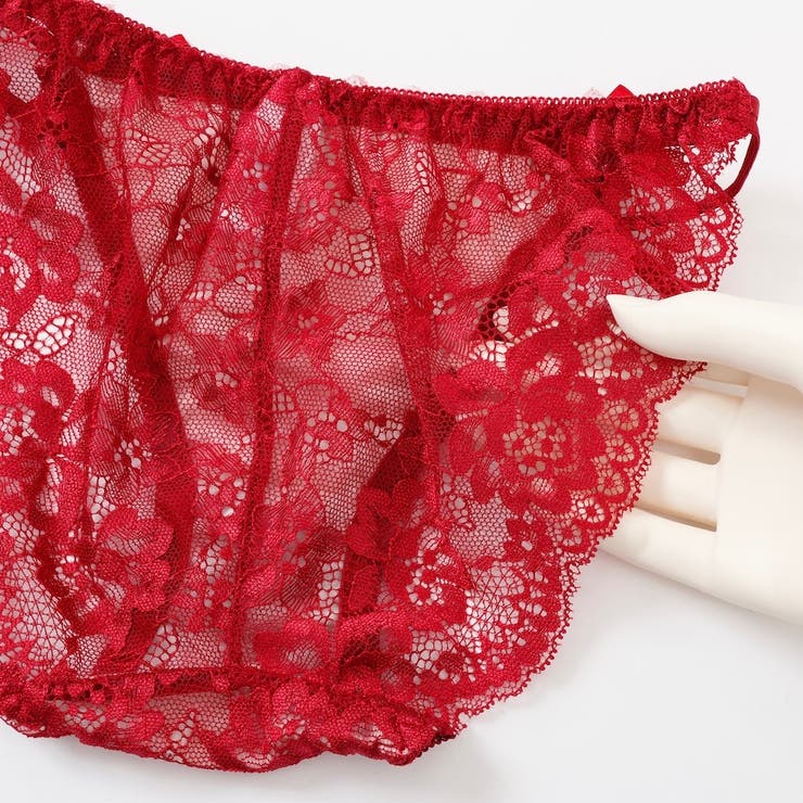 【脇高】ゴシックレース 脇高ブラ＆バックレースショーツ  A B C D | palissee | 詳細画像8 