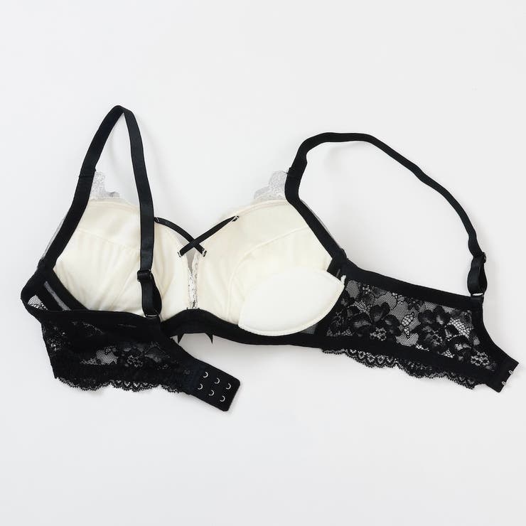 【脇高】ゴシックレース 脇高ブラ＆バックレースショーツ  A B C D | palissee | 詳細画像7 