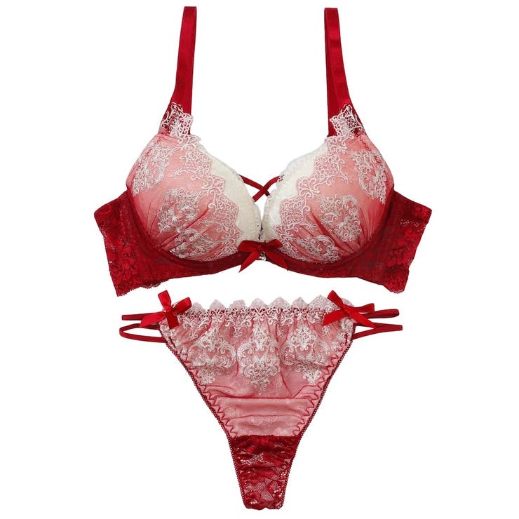 【脇高】ゴシックレース 脇高ブラ＆Tバックショーツ  A B C D | palissee | 詳細画像10 