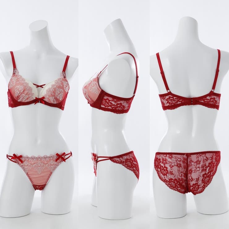 【脇高】ゴシックレース 脇高ブラ＆Tバックショーツ  A B C D | palissee | 詳細画像2 