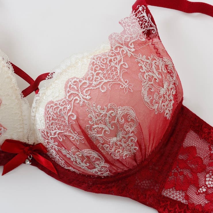 【脇高】ゴシックレース 脇高ブラ＆バックレースショーツ  E F | palissee | 詳細画像4 