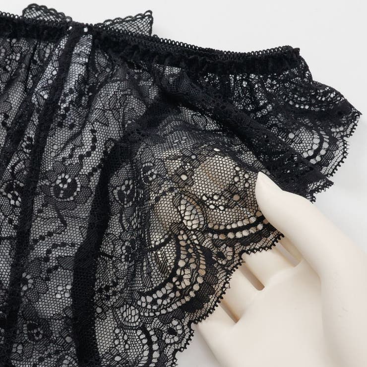 【脇高】 ノーブルリボン 脇高ブラ＆バックレースショーツ  E F | palissee | 詳細画像9 