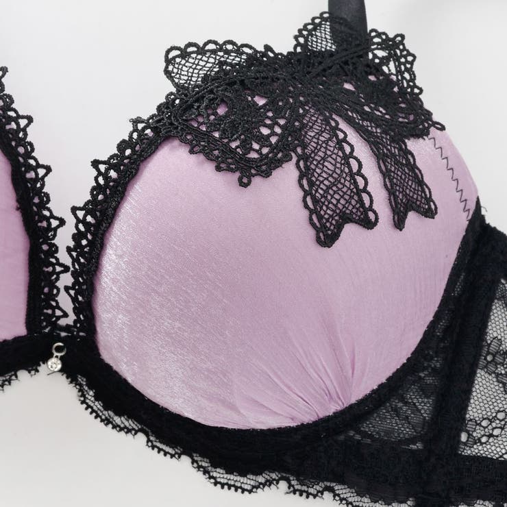 【脇高】 ノーブルリボン 脇高ブラ＆バックレースショーツ  E F | palissee | 詳細画像6 