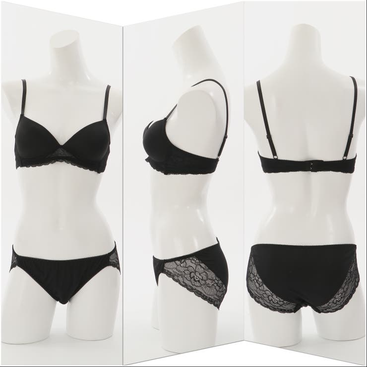 【ノンワイヤー】無地ツーウェイノンワイヤーブラ＆ショーツ  | palissee | 詳細画像4 