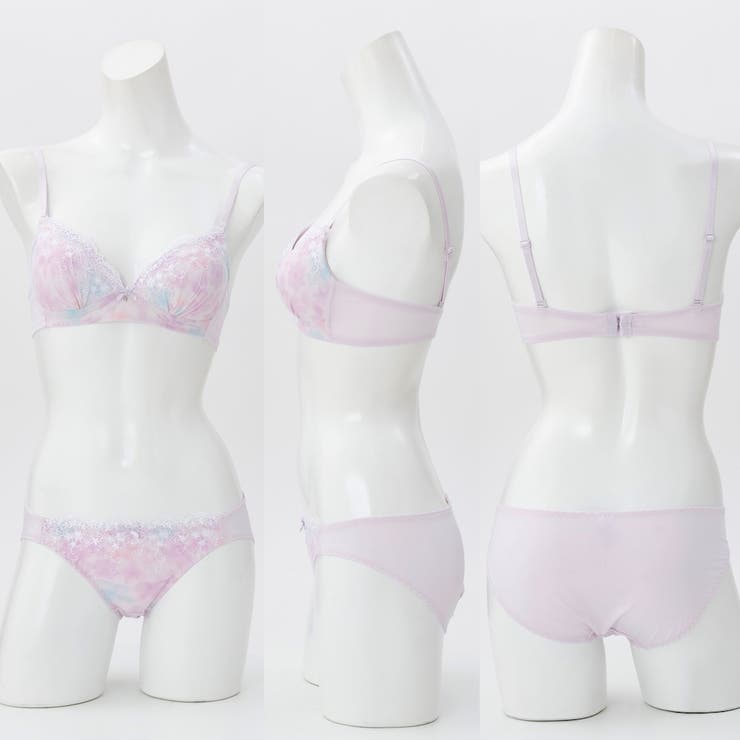 【ノンワイヤー】フラワープリント ノンワイヤーブラ＆ショーツ  | palissee | 詳細画像3 