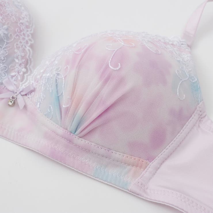 【ノンワイヤー】フラワープリント ノンワイヤーブラ＆ショーツ  | palissee | 詳細画像5 