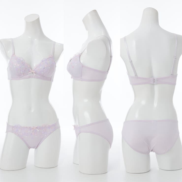 【ノンワイヤー】チェリーレースノンワイヤーブラ＆ショーツ  | palissee | 詳細画像3 