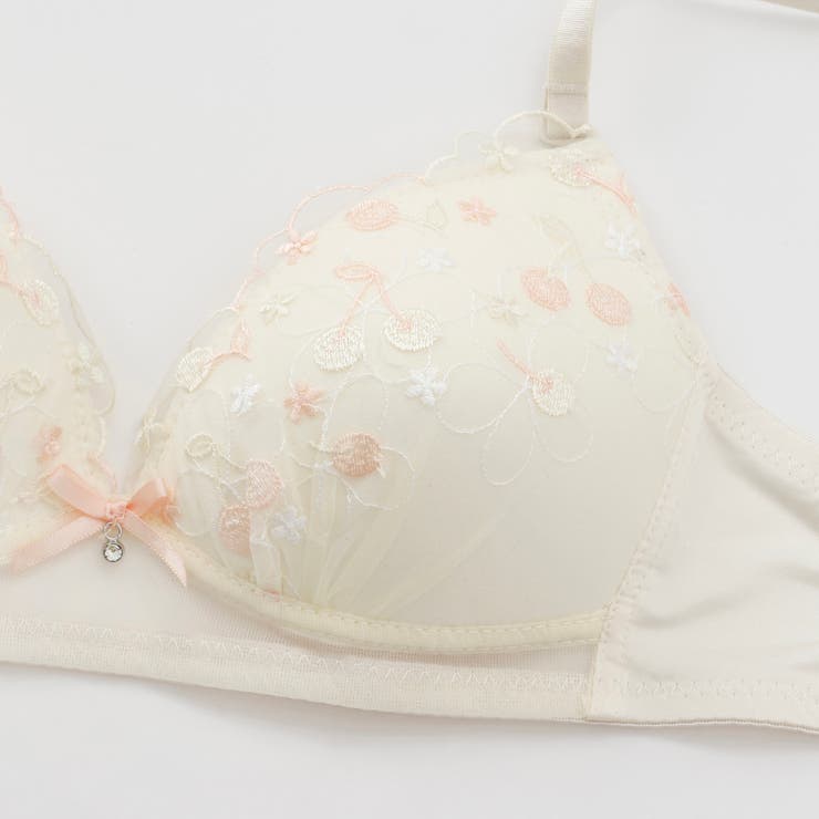 【ノンワイヤー】チェリーレースノンワイヤーブラ＆ショーツ  | palissee | 詳細画像4 