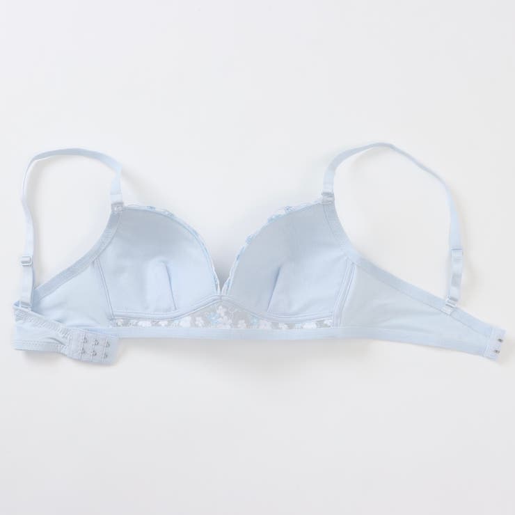 【ノンワイヤー】プチフラワー刺繍ノンワイヤーブラ＆ショーツ  | palissee | 詳細画像7 