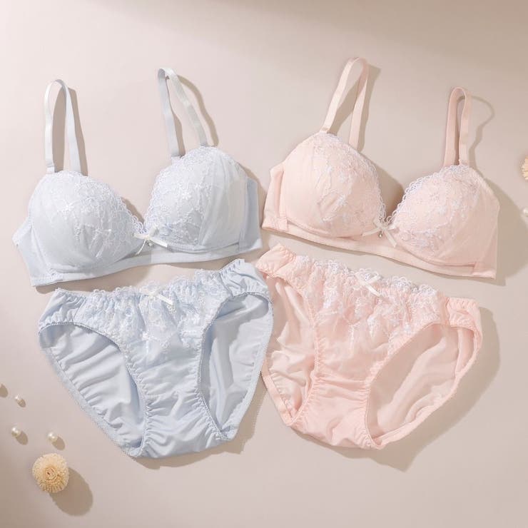 【ノンワイヤー】フラワーチュールノンワイヤーブラ＆ショーツ  | palissee | 詳細画像2 