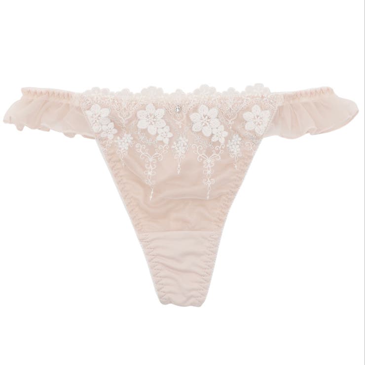 ベージュ | natural flower Tバックショーツ  | palissee