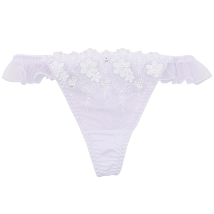 パープル | natural flower Tバックショーツ  | palissee