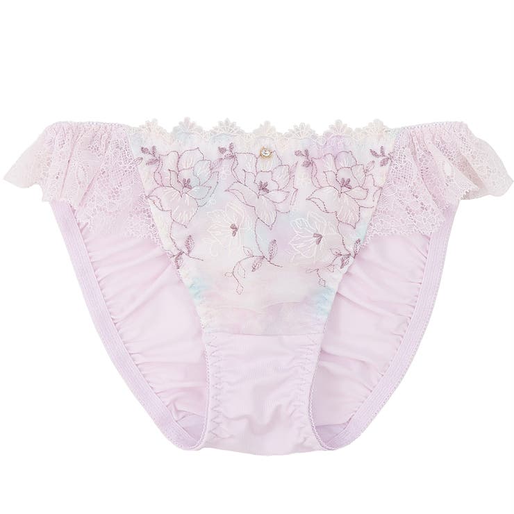 水彩プリントローズ刺繍 フルバックショーツ  | palissee | 詳細画像8 