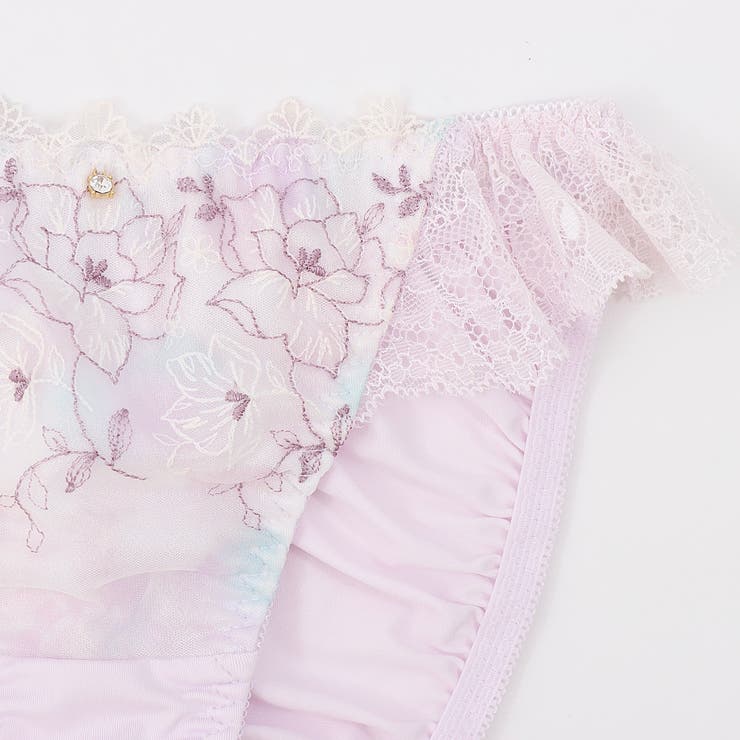 水彩プリントローズ刺繍 フルバックショーツ  | palissee | 詳細画像9 