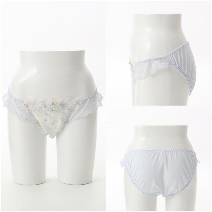 水彩プリントローズ刺繍 フルバックショーツ  | palissee | 詳細画像4 