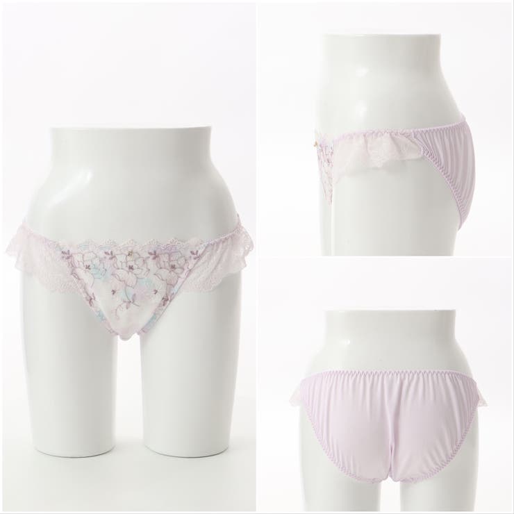 水彩プリントローズ刺繍 フルバックショーツ  | palissee | 詳細画像5 