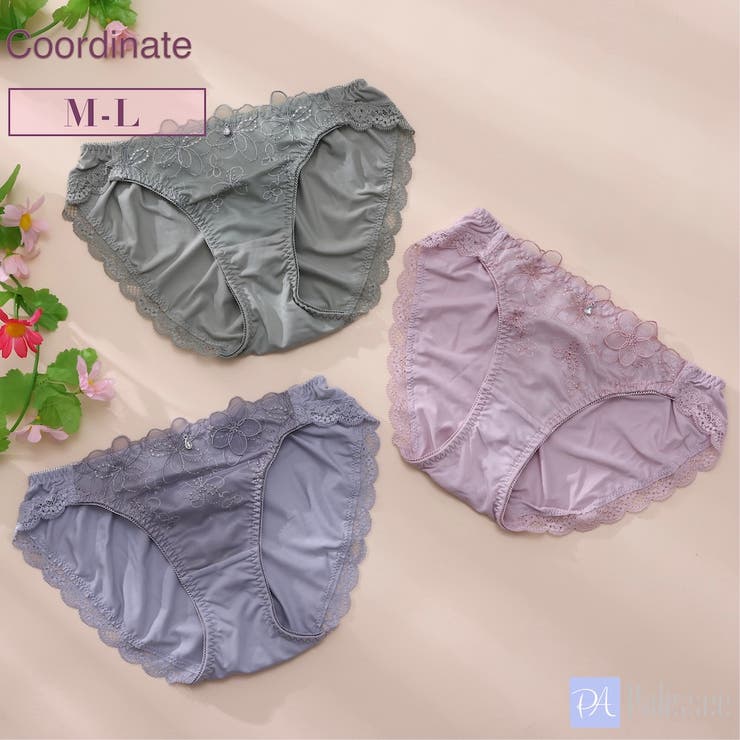 ブーケアップリケ フルバックショーツ  | palissee | 詳細画像1 