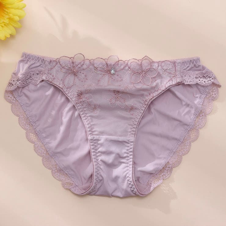 ピンク | ブーケアップリケ フルバックショーツ  | palissee