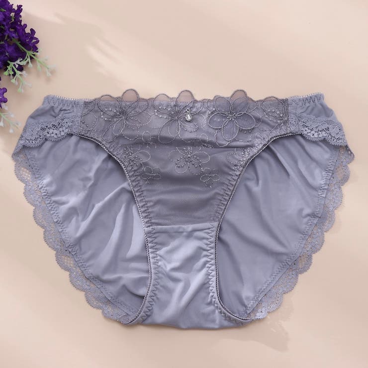 グレー | ブーケアップリケ フルバックショーツ  | palissee