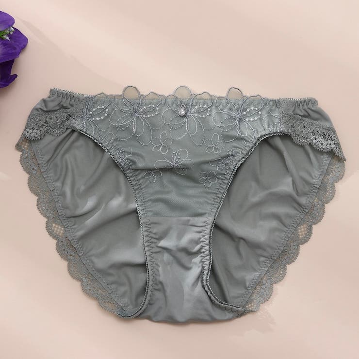 カーキ | ブーケアップリケ フルバックショーツ  | palissee