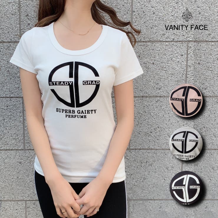 Sgロゴマーク半袖tシャツ レディース トップス 品番 Vntw Vanity Face ヴァニティーフェイス のレディースファッション 通販 Shoplist ショップリスト
