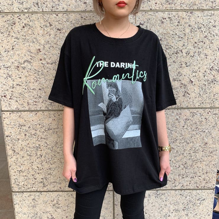 刺繍モノクロプリントtシャツレディース トップス Tシャツ 品番 Vntw Vanity Face ヴァニティーフェイス のレディース ファッション通販 Shoplist ショップリスト