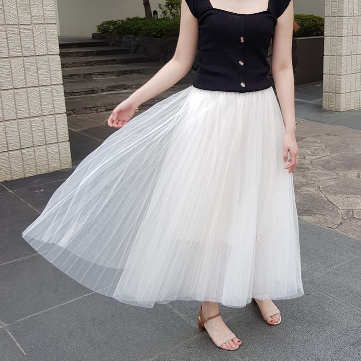 Lounge dress チュールフレアスカート F NAVE]チュールフレアスカート | KOBUNSHA SELECT SHOP | [NAVE